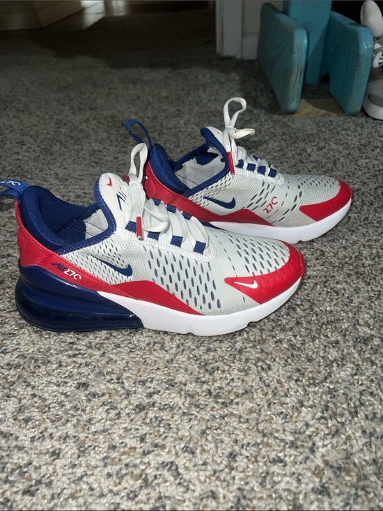 Nike Shoes - Nike Air Max 270 GS “USA/Olympic” size 4y/ woman’s 5.5.  LIKE NEW